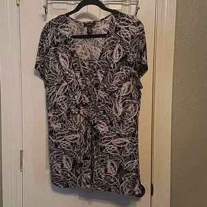 Leaf Patterned Blouse
